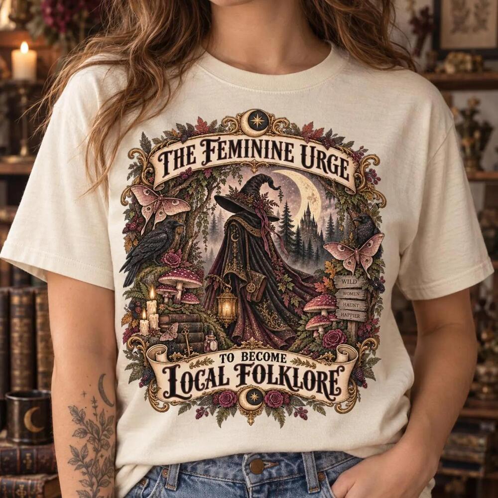 Witchy Halloween Shirt, The Feminine Urge Gothic
